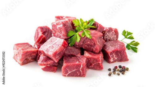 Fresh Beef Cubes with Parsley and Peppercorns