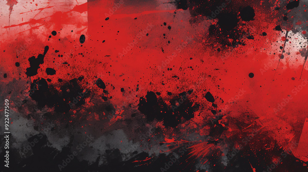 Black and red abstract grunge texture