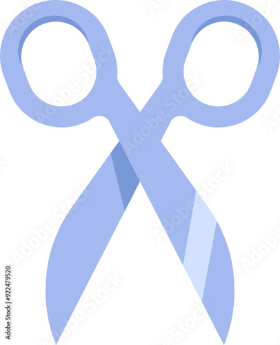 Scissor icon. Flat symbol.