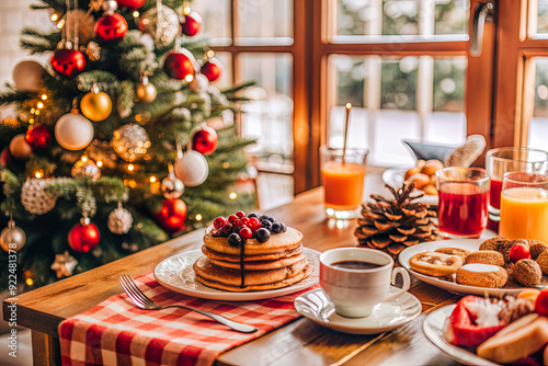 christmas table setting