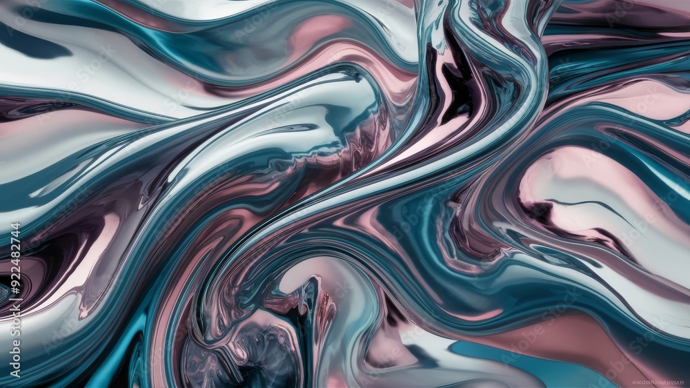 3D render of an abstract background with a liquid glossy texture. Wallpaper
3D render of an abstract background with a liquid glossy texture. Wallpaper