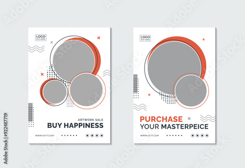 A3 poster design for an art and craft product-selling website.
