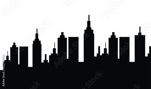 City Skyline Silhouette.