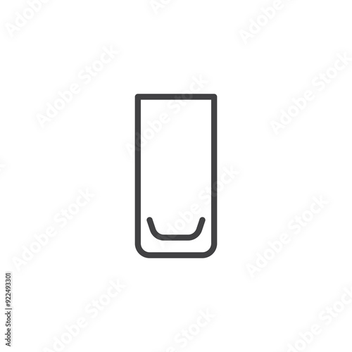 Collins glass line icon