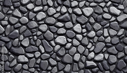 砂利のパターンイラスト