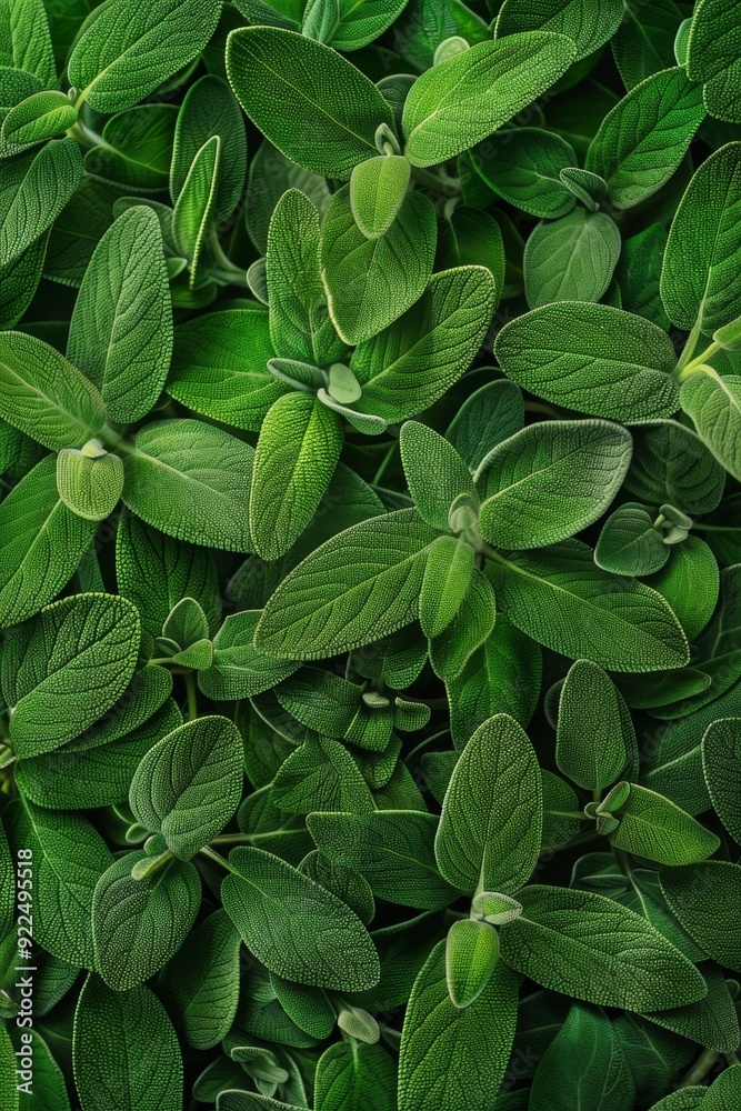 Salvia texture background, salvia divinorum pattern, sage leaves banner, aromatic herbs and greens mockup
