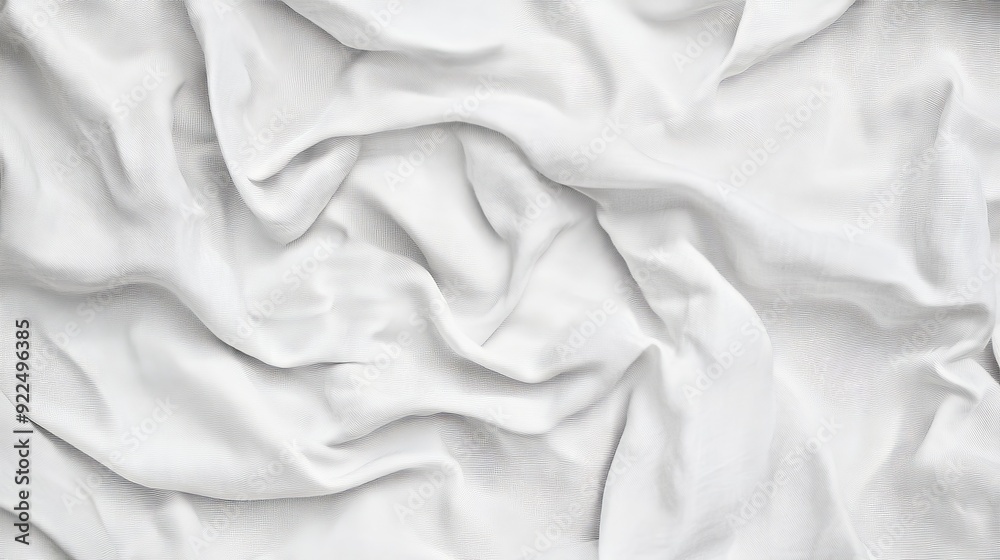 Obraz premium Soft White Fabric Texture