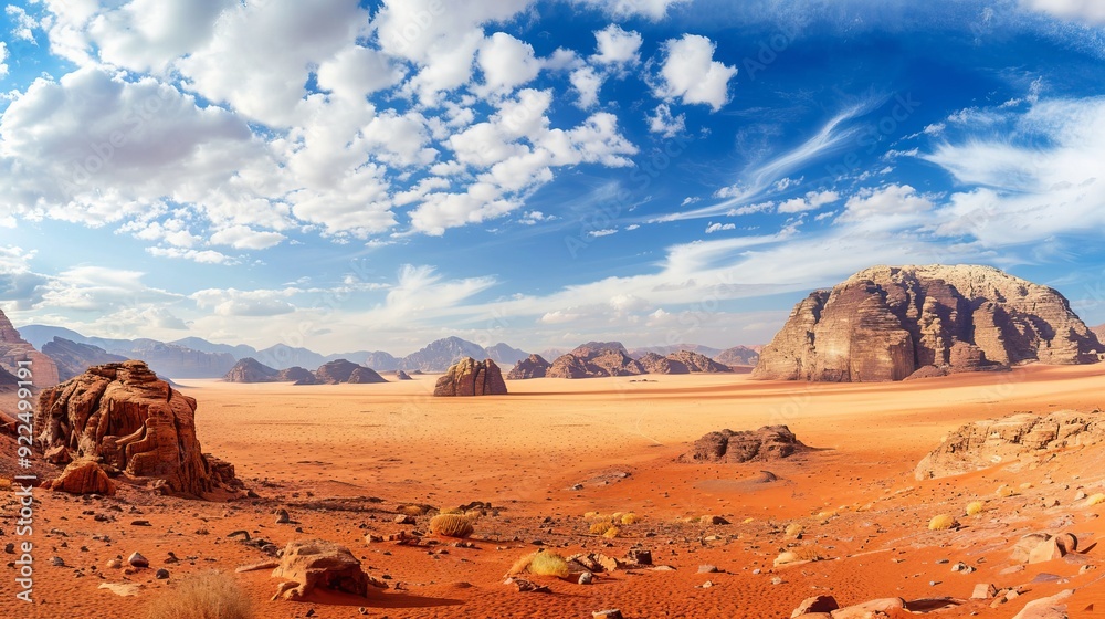 Naklejka premium Breathtaking Desert Landscape