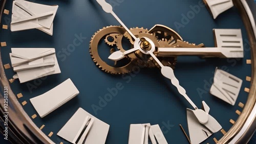 antique world clock that shows the time