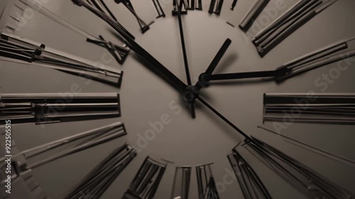 antique world clock that shows the time