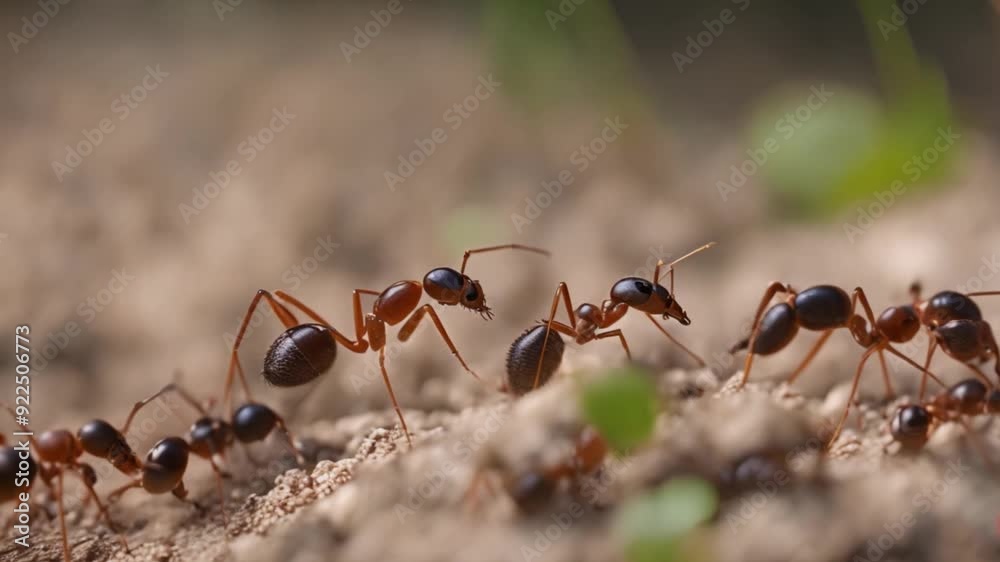 ants walking towards their nest ants walking towards their nest