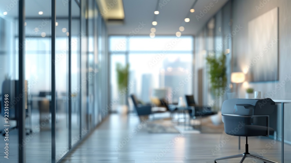Modern Office Interior with Beautiful Lighting. Beautiful blurred abstract background of a modern office interior with beautiful lighting. Meeting background copy space template. Modern Office Interior with Beautiful Lighting. Beautiful blurred abstract background of a modern office interior with beautiful lighting. Meeting background copy space template.