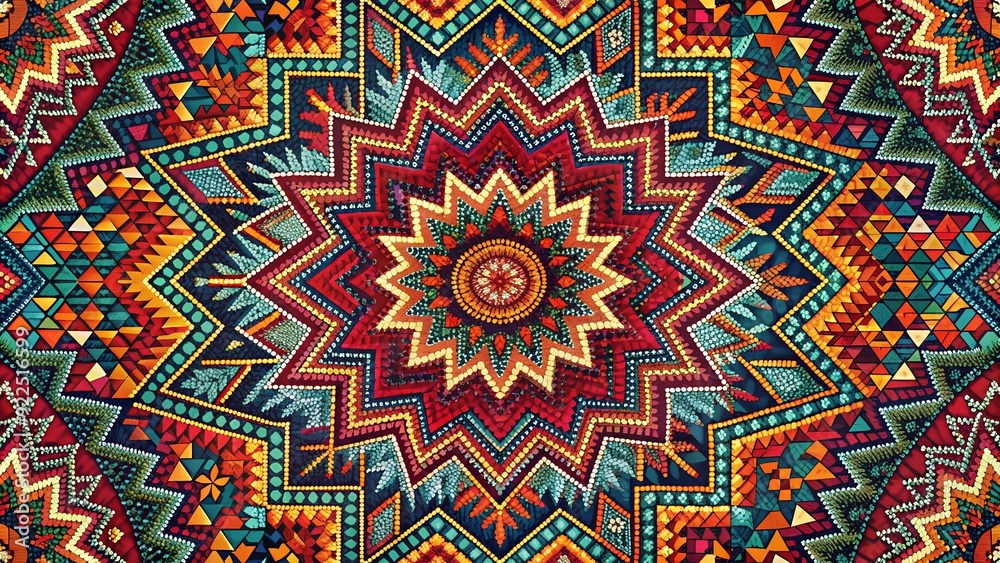 A Captivating Tapestry of Interlocking Geometric Forms AI Generated A Captivating Tapestry of Interlocking Geometric Forms AI Generated