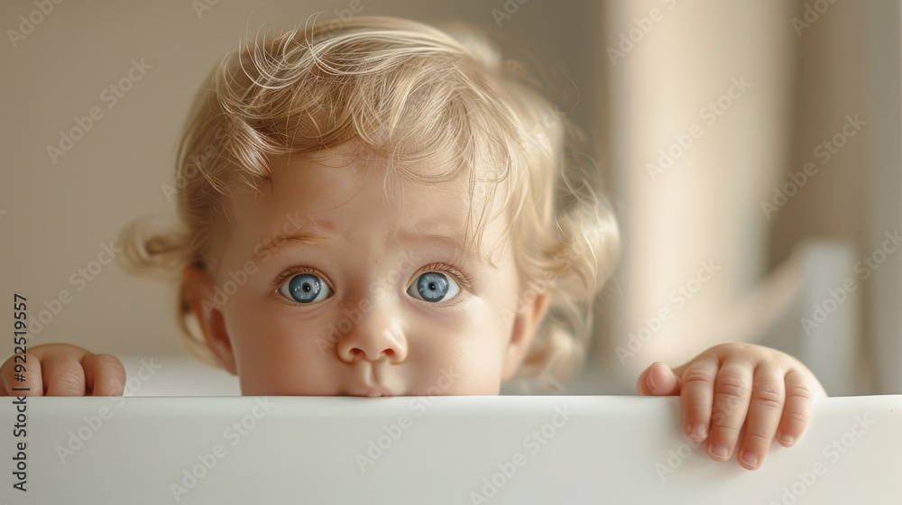 The curious baby face The curious baby face
