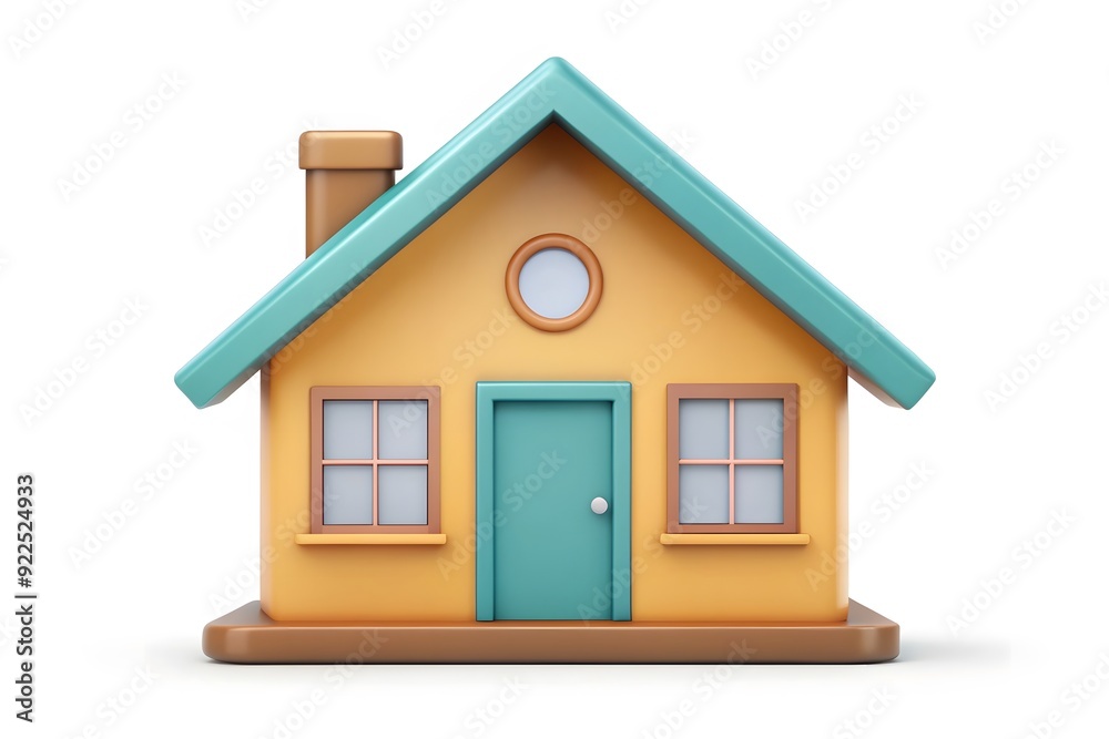 Toy House on white. 3D illustration
Toy House on white. 3D illustration