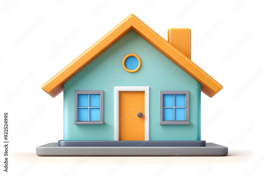 Toy House on white. 3D illustration
Toy House on white. 3D illustration