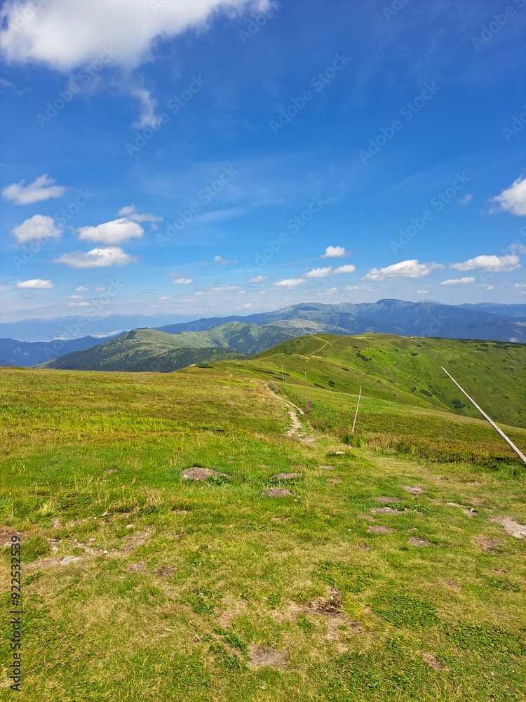 Fototapeta premium landscape in the mountains Slovakia Tatry Nizke