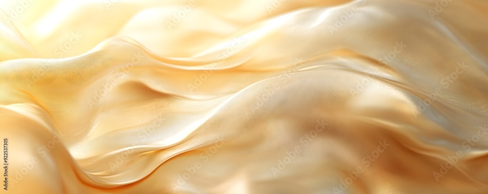 Luxurious Flowing Fabric Shimmering in Ethereal Light Luxurious Flowing Fabric Shimmering in Ethereal Light