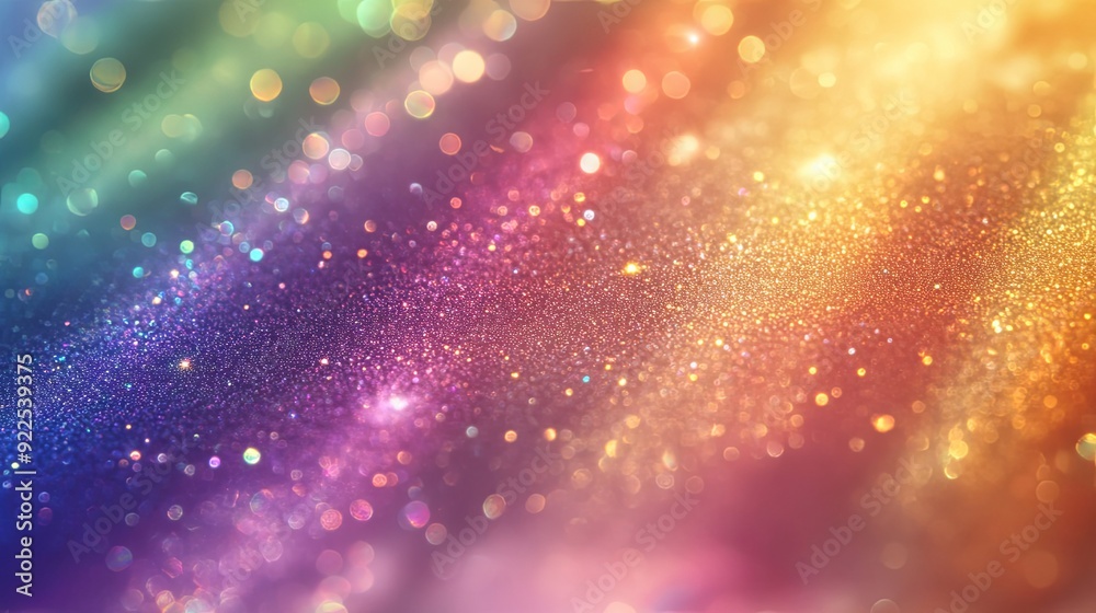 Sparkling Rainbow Light Prism. Glitter and Topaz Enhance Concept Sparkling Rainbow Light Prism. Glitter and Topaz Enhance Concept