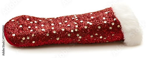 Sparkling Red Glitter Luxury Holiday Background with Festive Shimmer and Glamorous Texture