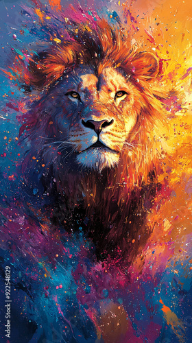beautiful lion
