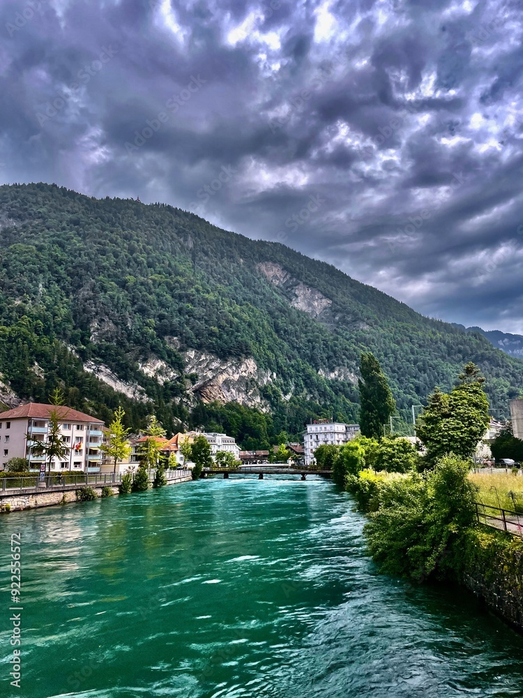View in Interlaken, Switlerand View in Interlaken, Switlerand