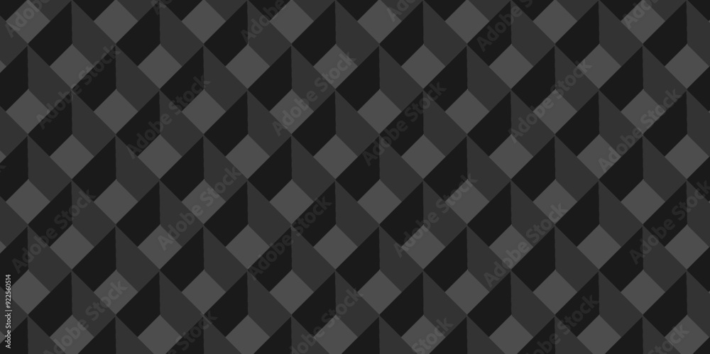 Minimal vector cubes geometric tile and mosaic wall grid backdrop digital hexagon technology wallpaper background. dark black block cube structure backdrop grid triangle texture vintage design. Minimal vector cubes geometric tile and mosaic wall grid backdrop digital hexagon technology wallpaper background. dark black block cube structure backdrop grid triangle texture vintage design.