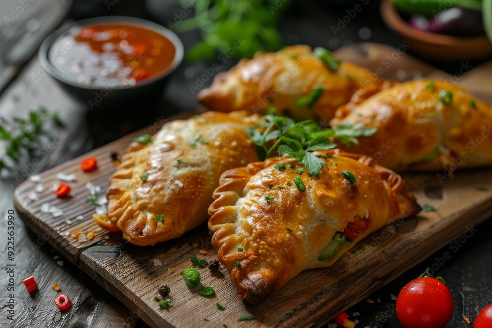 Empanadas with pickled vegetables Empanadas with pickled vegetables