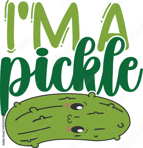 I'm A Pickle - Pickles Illustration