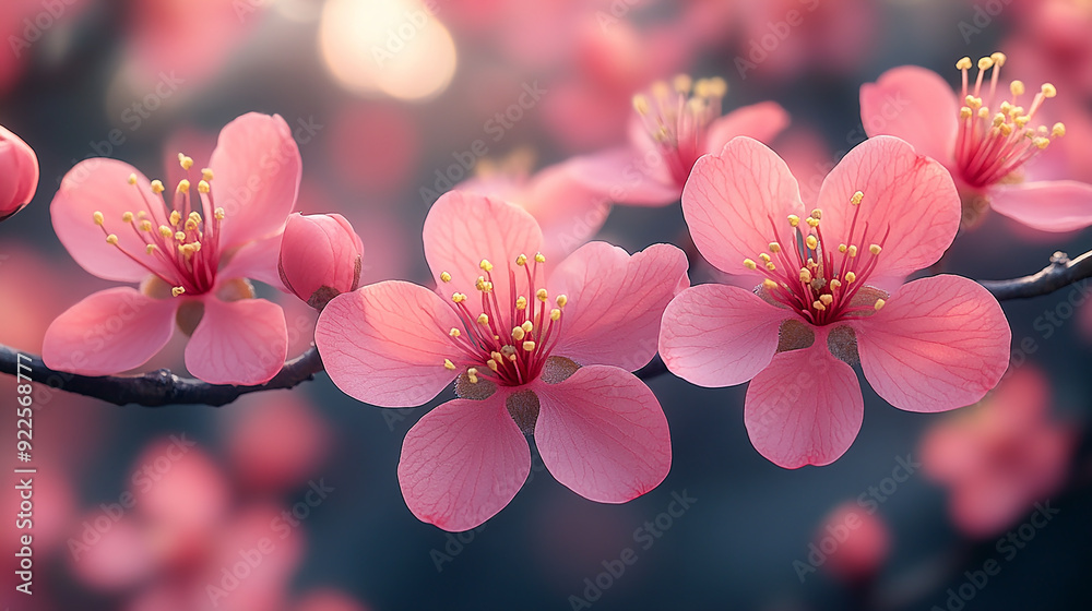 wide macro closeup background photo of pink color Japanese Sakura flowers wide macro closeup background photo of pink color Japanese Sakura flowers