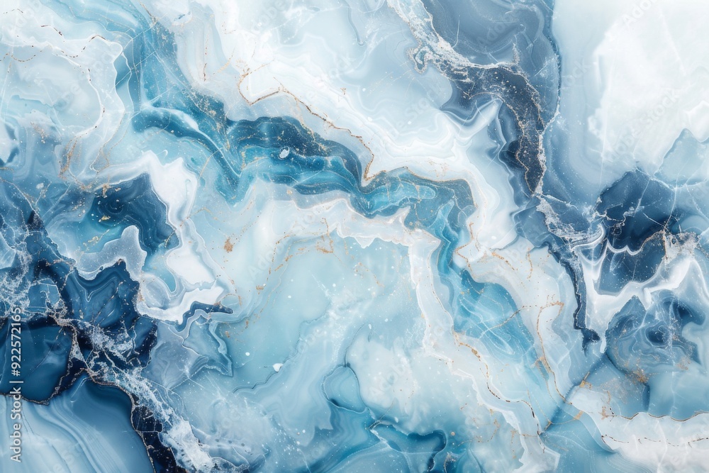 White and blue marble background White and blue marble background