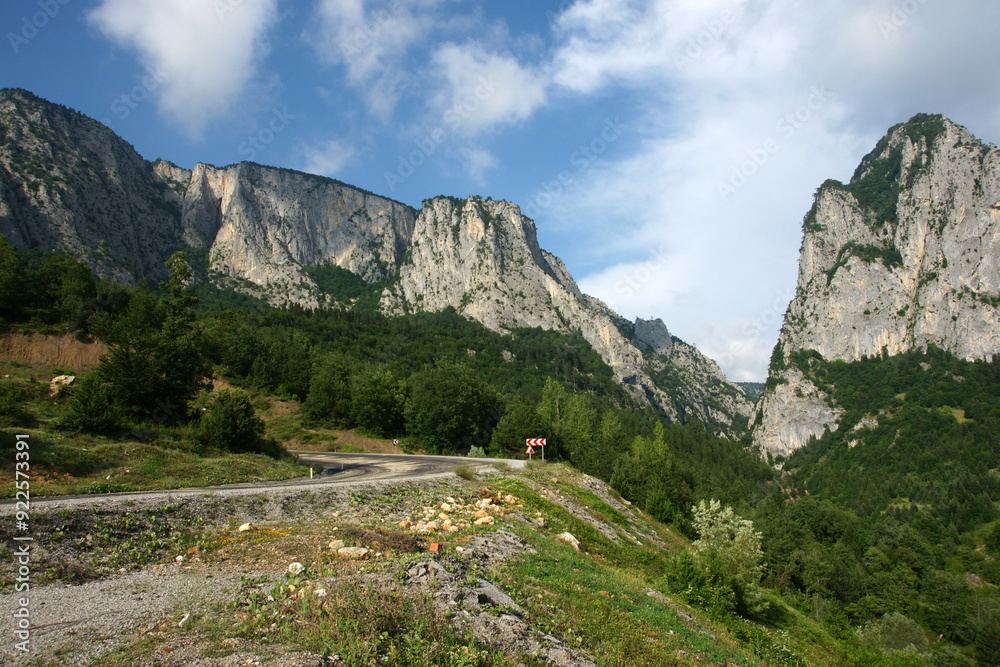 Obraz premium Ersizlerdere Canyon is in Kastamonu, Turkey. 