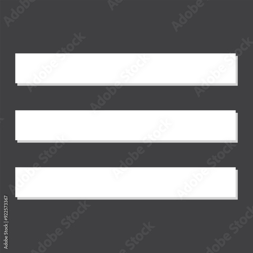 menu button icon. menu button sign and symbol icon. menu button icon on a white background.