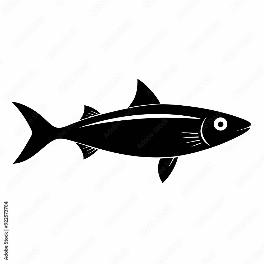 Sardine Black silhouette Sardine Black silhouette