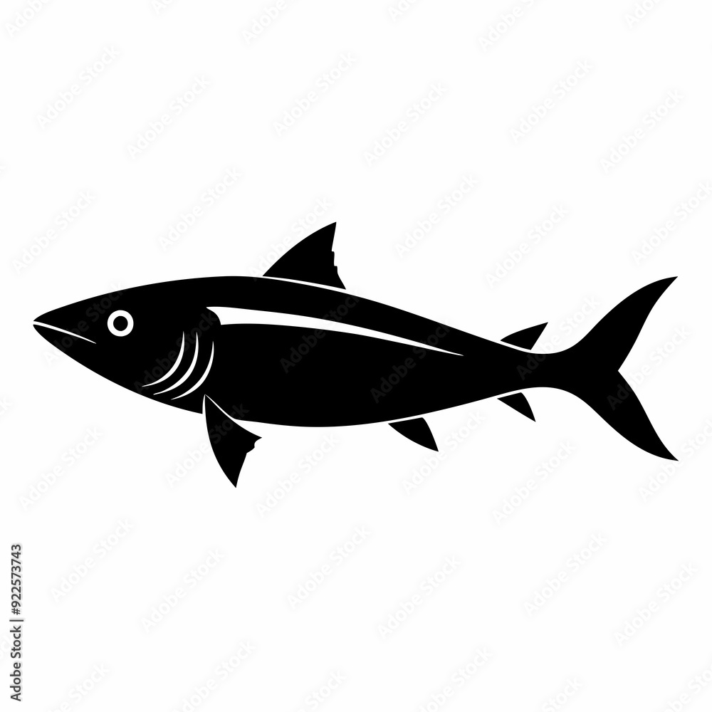 Sardine Black silhouette Sardine Black silhouette