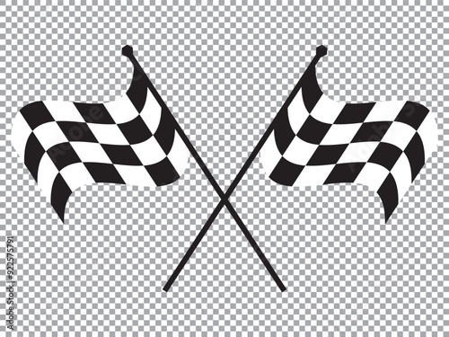 Racing flag icon vector illustration. checkered flag vector .Star symbol and simple black flag icon.