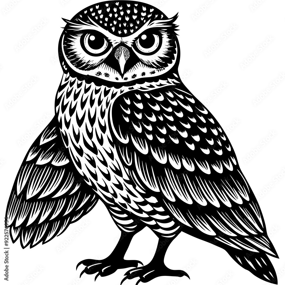 owl on a branch owl on a branch
