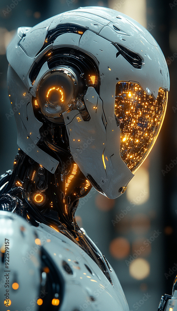 Fototapeta premium Futuristic robot