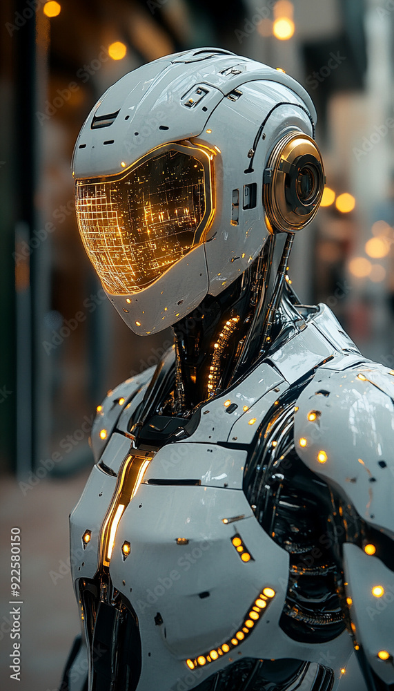 Futuristic robot Futuristic robot