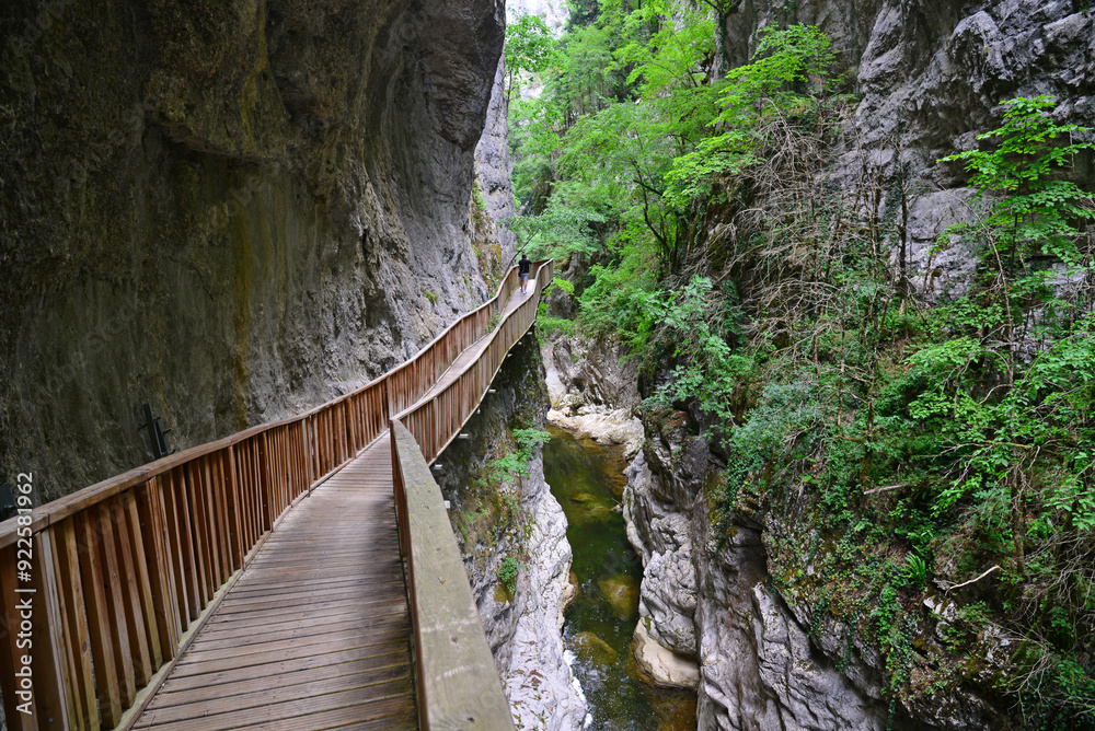 A view from the Horma Canyon hike in Pinarbasi, Kastamonu, Turkey
