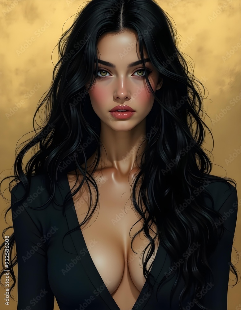 Portrait of a beautiful brunette.. Portrait of a beautiful brunette..