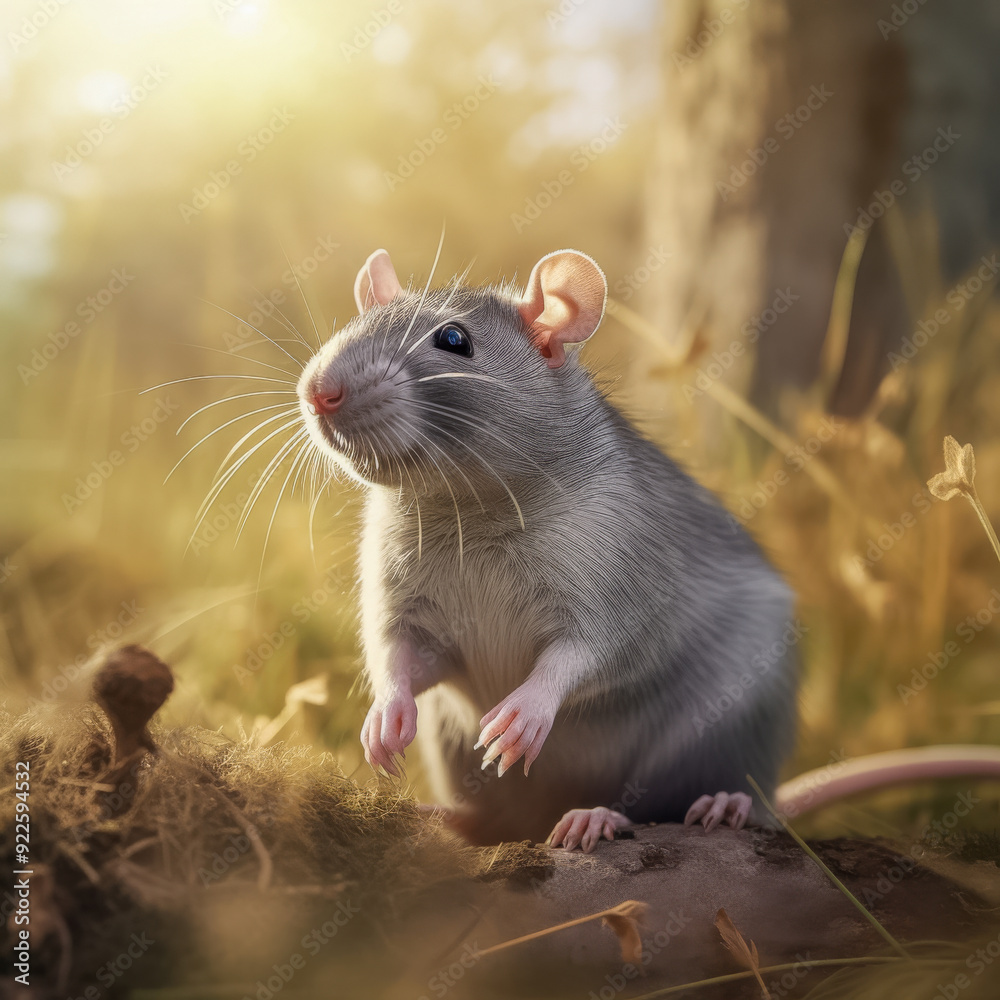 Ratte in freier Natur, Generative AI