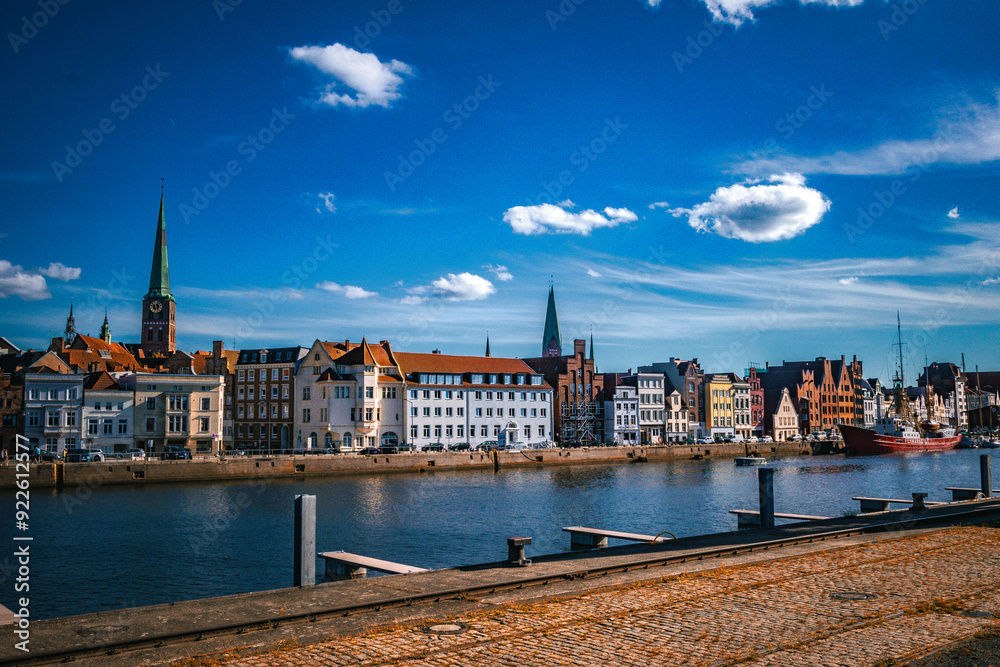 Fototapeta premium Skylines Lübeck Innenstadt 