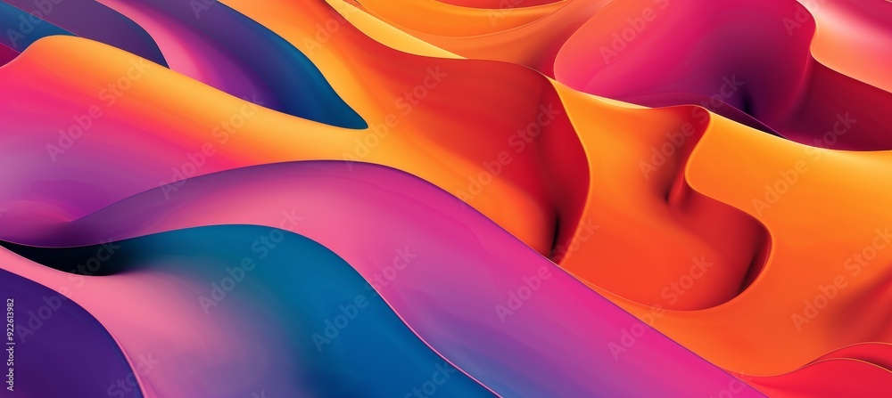 Fototapeta premium colorful geometric shapes for dynamic and engaging designs