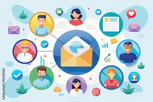 Innovative Email Marketing Vector Illustrations