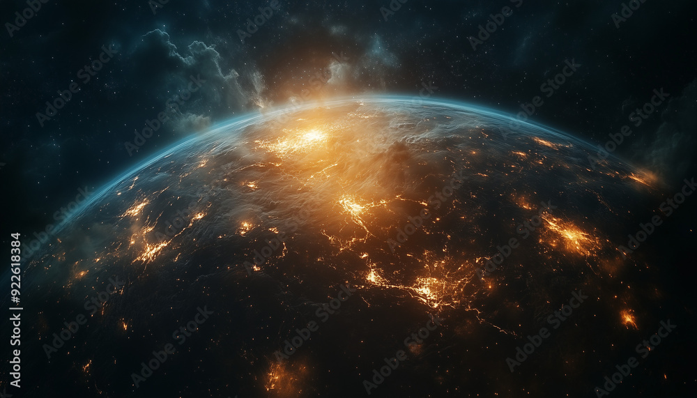 Obraz premium planet in space