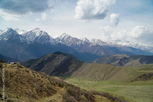 landscape in the Caucasus Mountains