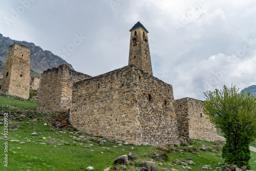 ruins of fortresses in the mountains