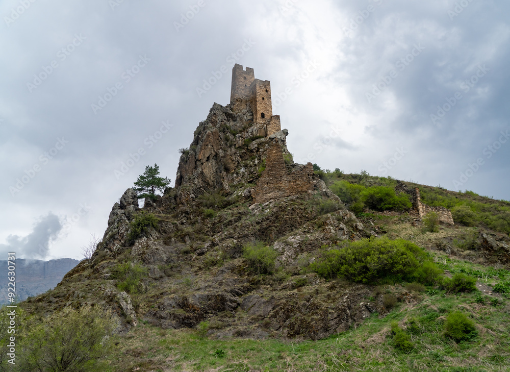 ruins of fortresses in the mountains ruins of fortresses in the mountains