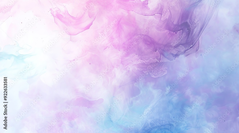 Abstract pastel watercolor background with soft pink, purple, and blue hues Abstract pastel watercolor background with soft pink, purple, and blue hues